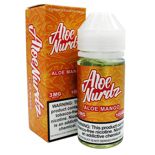 Cloud Nurdz Aloe Mango 100ml (Tobacco Product)