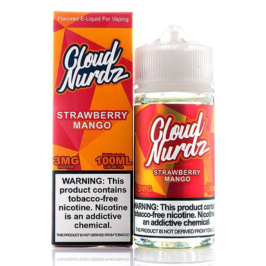 Cloud Nurdz Strawberry Mango 100ml (Tobacco Product)