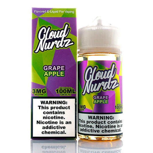 Cloud Nurdz Grape Apple 100ml (Tobacco Product)